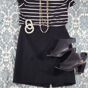 Wool J. Crew Pencil Skirt- Size 6